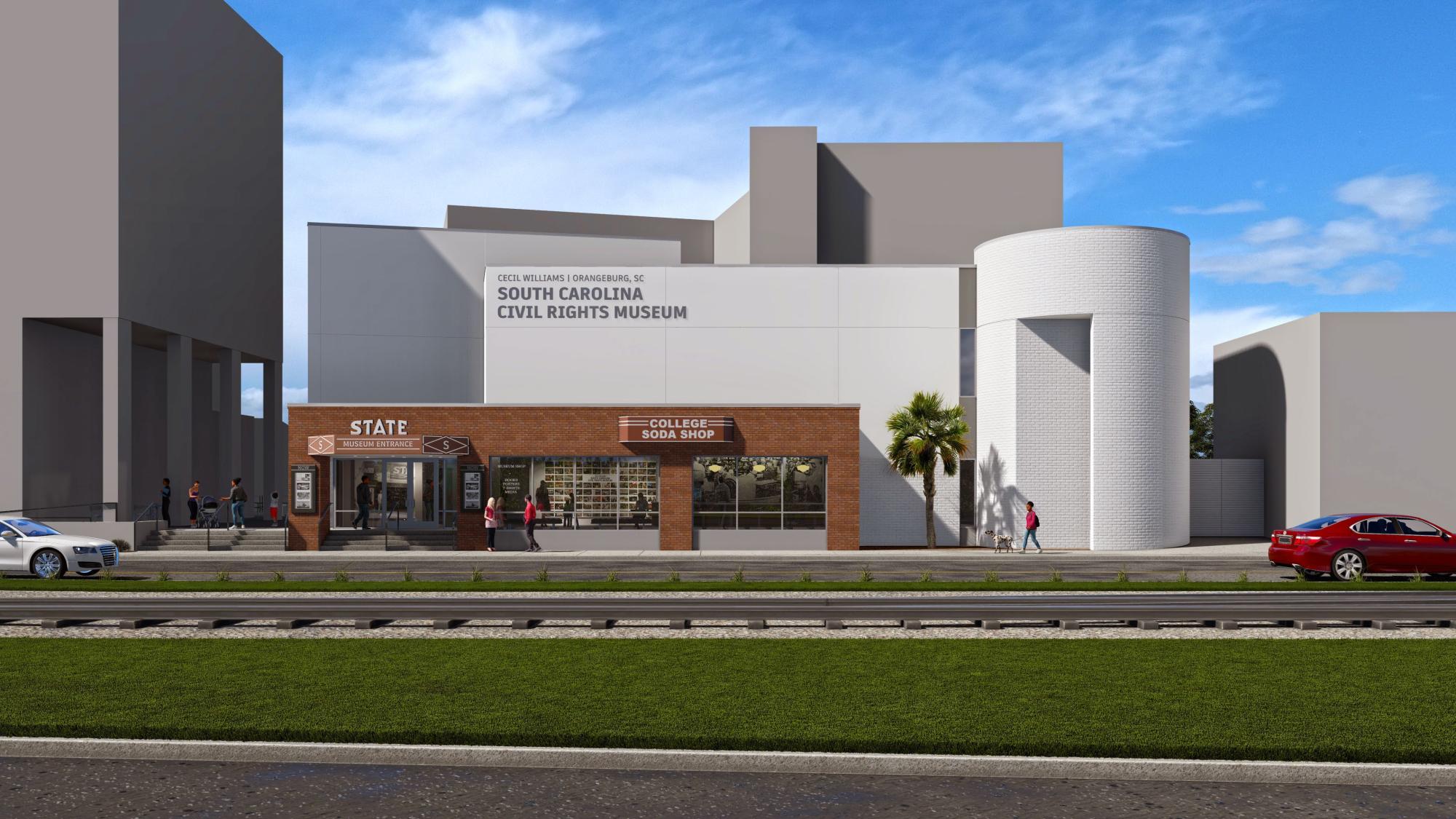 Railroad Corner Civil Rights Museum Rendering